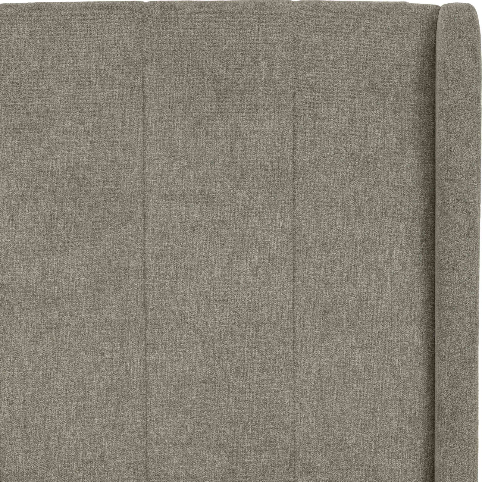 Amelia 5' King Size Bed – Dark Grey Fabric Upholstered Bed Frame | Premium Bedroom Furniture UK - Image 6