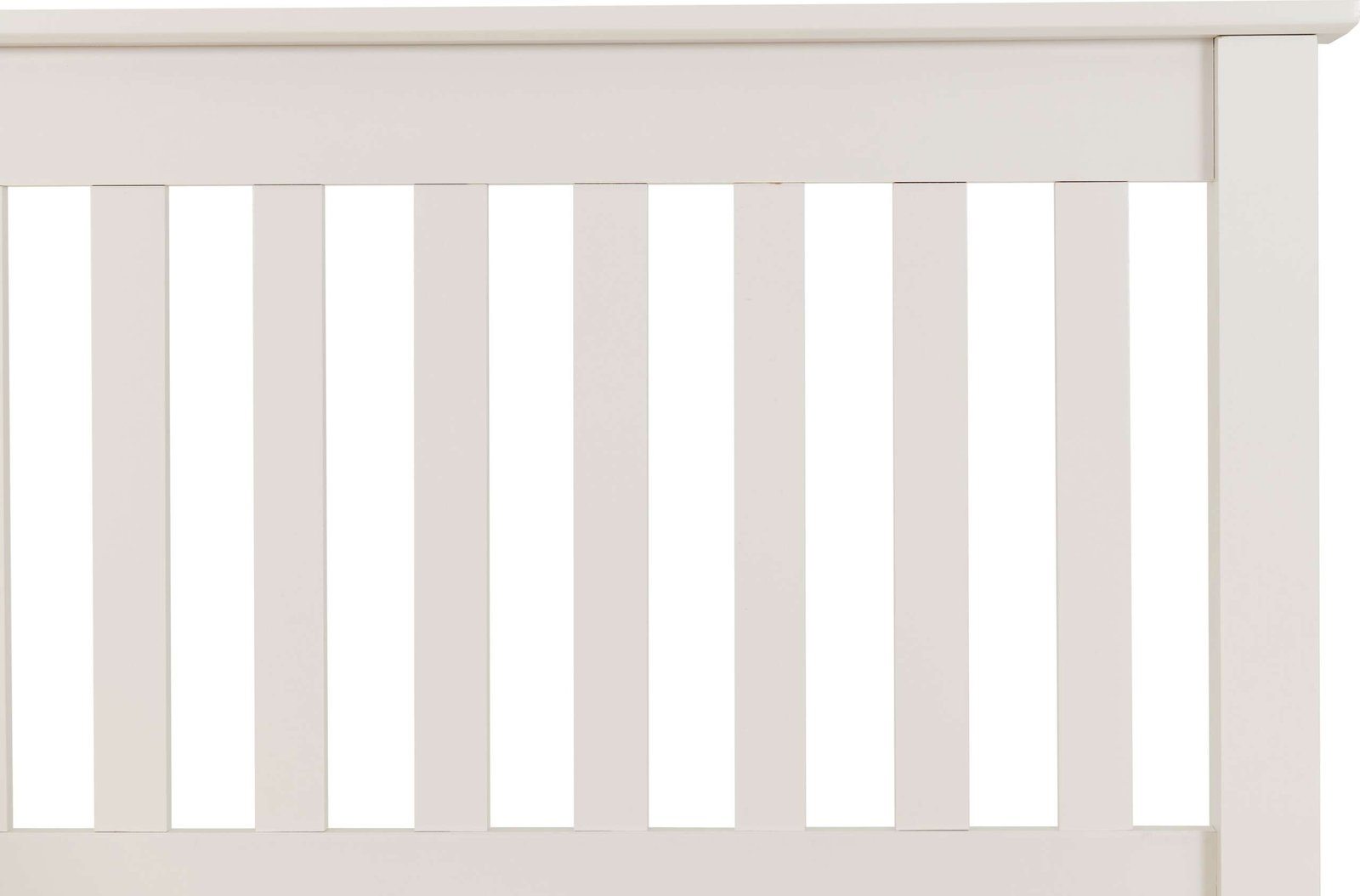 Monaco 4' High End Bed – White Wooden Bed Frame - Image 8