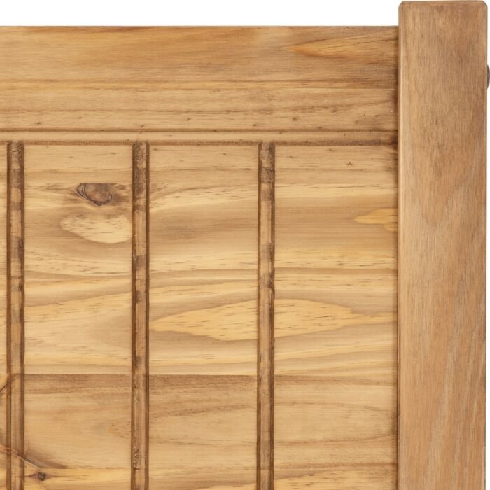 Maya 4' Bed – Distressed Waxed Pine Small Double Bed Frame - Image 9